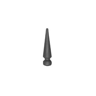 Large choix de  fer de lance base rond diamètre 27mm hauteur110mm