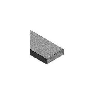 Perfil 100 x 05 mm en acero bruto - vendido en longitud de 6 metros