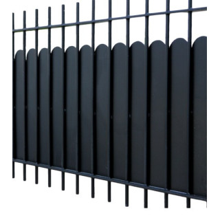 Chapa festoneada 2000x1000mm ideal para sus vallas - fácil de instalar