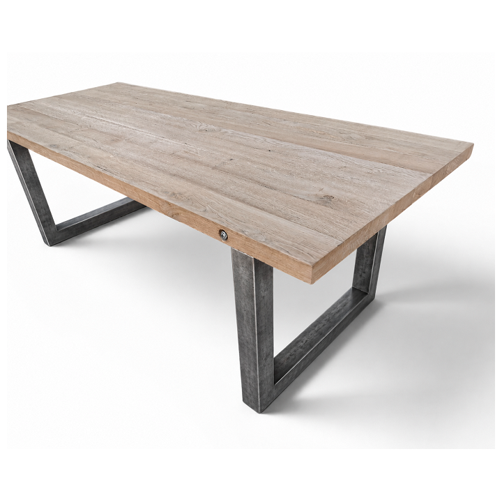 Maison du fer vous porpose des pieds de table en acier en forme de U