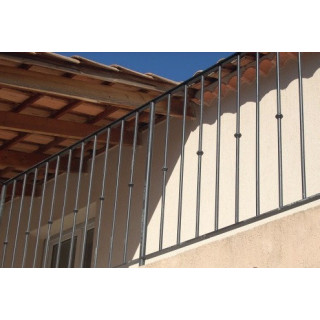 Garde de corps sur mesure- Acier-Réalisation 100% artisanale
