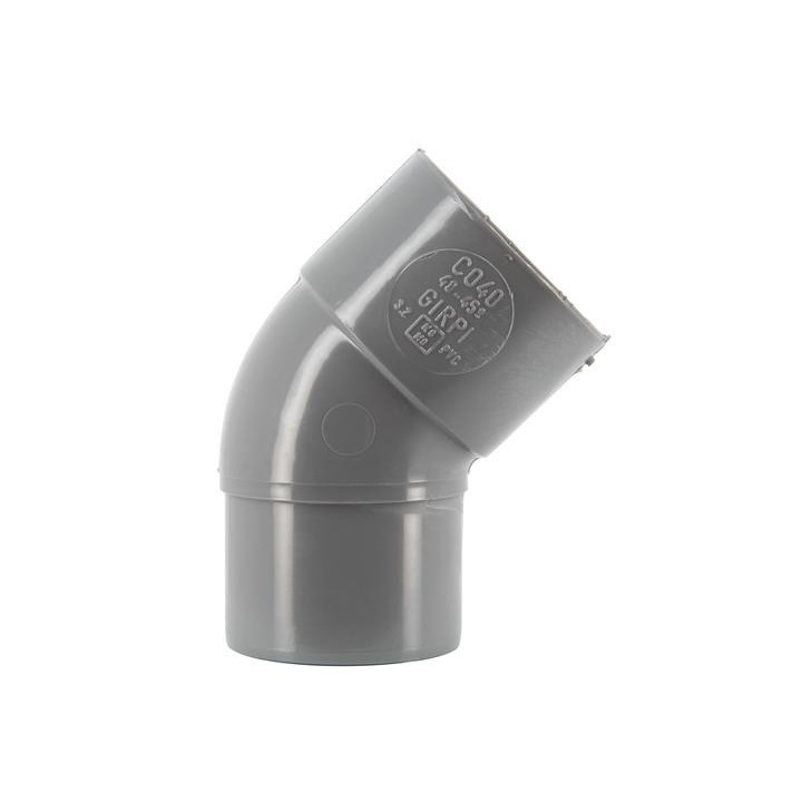 EVAC COUDE 45° MF D40