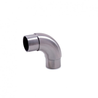 Accesorio barandilla acero inoxidable codo 90 grados para tubo redondo 42,4mm