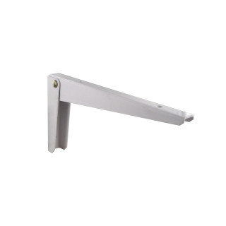 Console pliante acier blanc 300x130