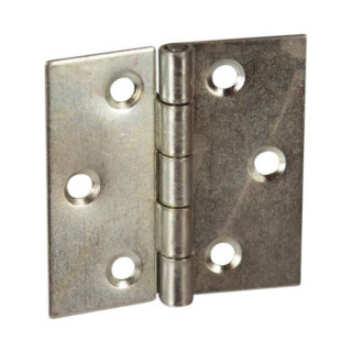 Charniere carre acier zingue 50x50 x2