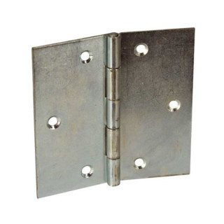 Charniere carre acier zingue 100x100 x1