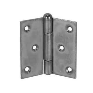 Charniere carre deg acier zingue 70x70 x2