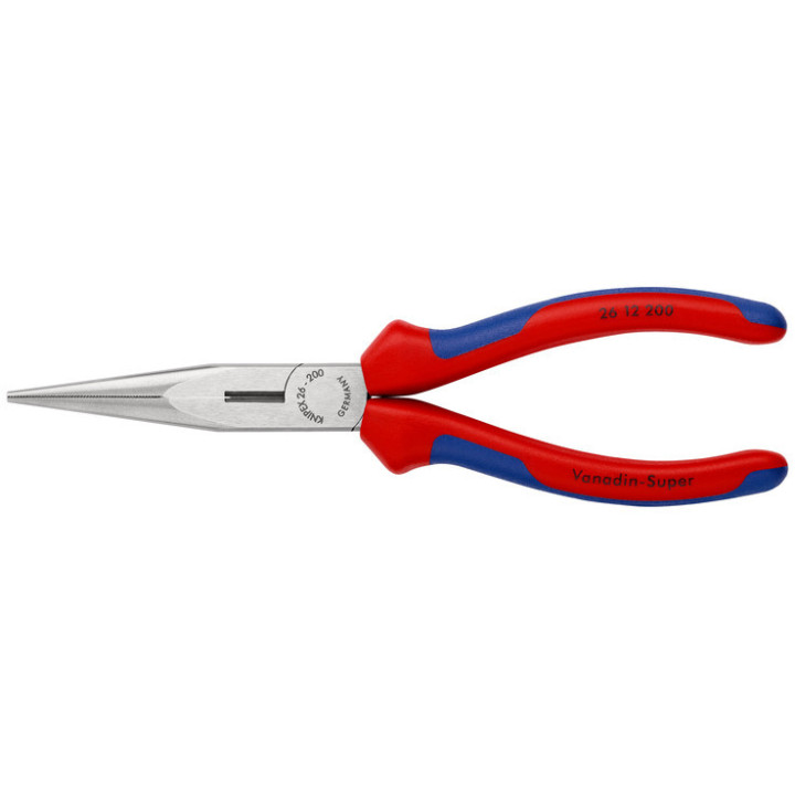 Pince demi-ronde avec tranchant (pince bec de cigogne) Knipex