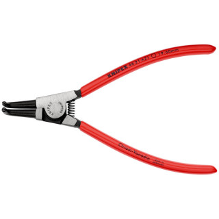 Pince 170mm circlips ext. 19-60mm 90°. Marque Knipex