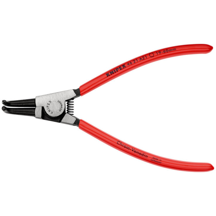 Alicate 170mm circlips ext. 19-60mm 90°. Marca Knipex