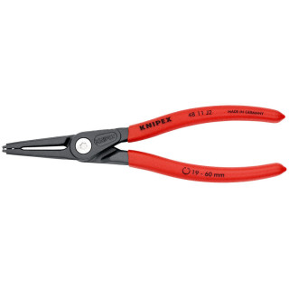 Alicate 180mm para circlips interiores 19-60mm Knipex.