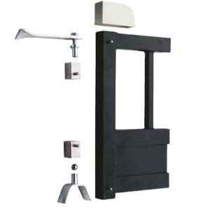 Pivot de portail pour tube carré 30x30x2-poratil à battant
