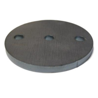 Platine ronde diamètre 120mm avec perçage - Maison du fer -