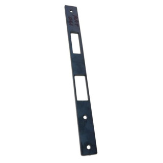 Platine en acier pour serrure 240 x 25mm épaisseur 3mm