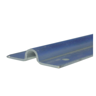 RAIL A VISSER L 3M  ROND 20  - acier galva - portail coulissant