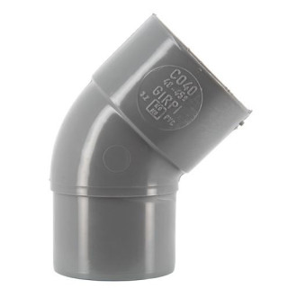 EVAC CODO 45° MF D40